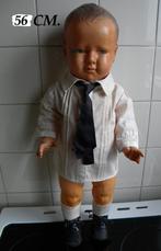 OUDE POP PETIT COLLIN, JONGEN, BRUIDSJONKER 56 CM., Ophalen of Verzenden, Gebruikt, Pop