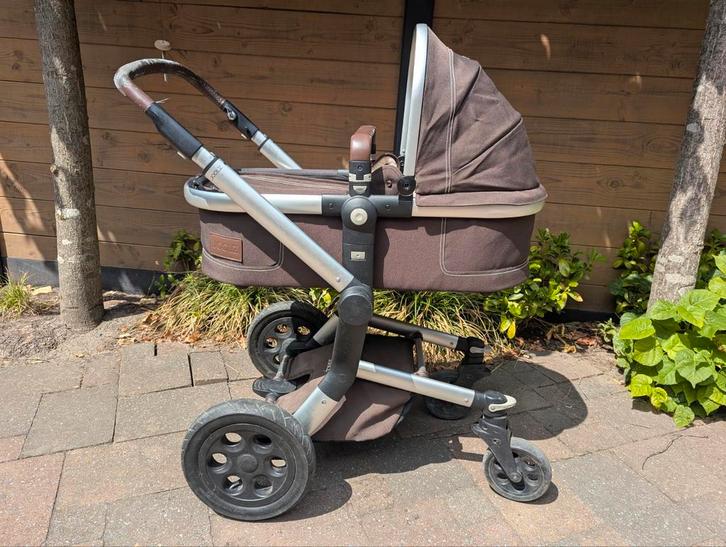 Joolz Day combiwagen bruin, Kinderen en Baby's, Kinderwagens en Combinaties, Gebruikt, Combiwagen, Overige merken, Luchtbanden