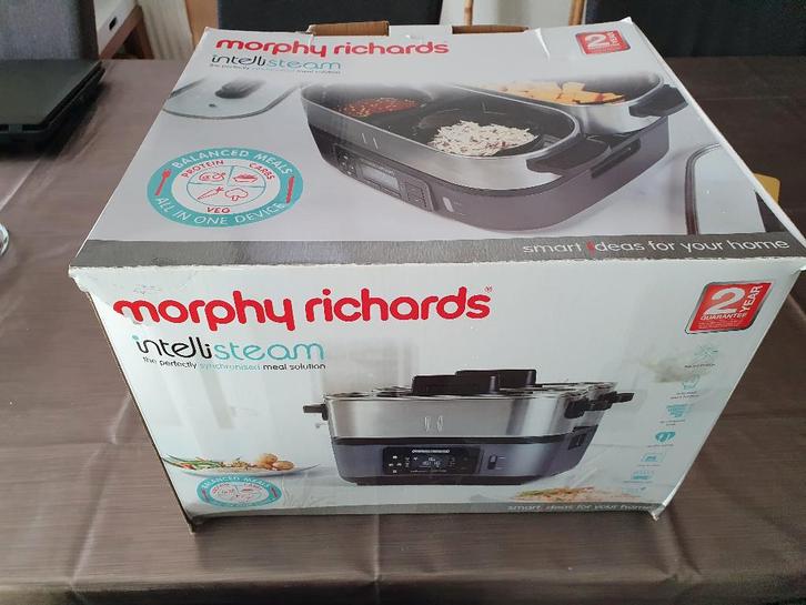 Morphy richards intellisteam, Witgoed en Apparatuur, Slowcookers, Zo goed als nieuw, Timer, Ophalen
