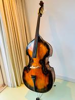 Roemeense massieve contrabas., Ophalen, Gebruikt, 3/4-contrabas, Met koffer