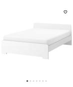 Askvoll tweepersoons ikea bed, Huis en Inrichting, Slaapkamer | Bedden, Eenpersoons, 140 cm, Wit, Zo goed als nieuw