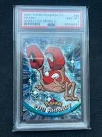 Krabby 2000 Topps Pokemon TV Animation Series 2 PSA 8, Ophalen of Verzenden, Zo goed als nieuw, Losse kaart