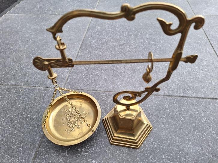 koperen schuif weegschaal, Witgoed en Apparatuur, Weegschalen, Zo goed als nieuw, Analoog, Overige typen, 1 tot 500 gram, Minder dan 10 kg