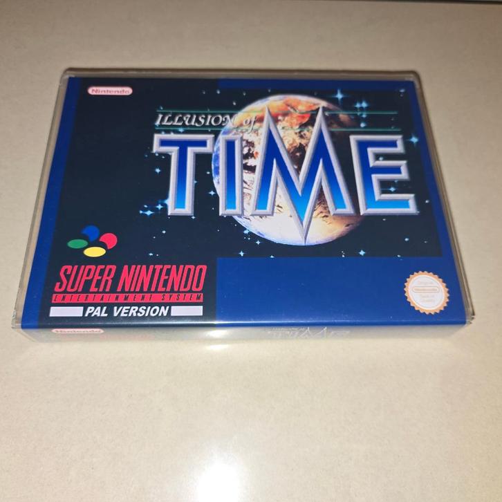 ILLusion of Time SNES Game Case, Spelcomputers en Games, Games | Nintendo Super NES, Zo goed als nieuw, Verzenden
