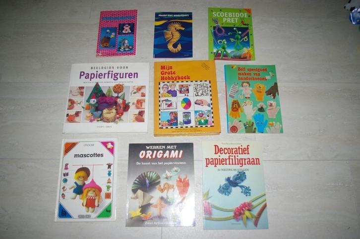 Knutsel / hobby boeken 9 stuks., Hobby en Vrije tijd, Overige Hobby en Vrije tijd, Zo goed als nieuw, Ophalen of Verzenden