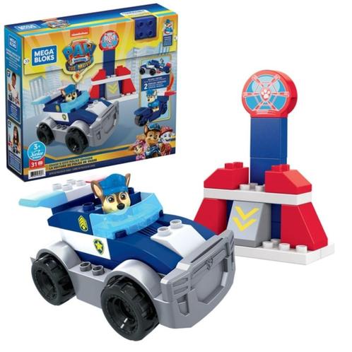Paw Patrol Mega Bloks Chase's Politieauto, Kinderen en Baby's, Speelgoed | Duplo en Lego, Nieuw, Duplo, Ophalen of Verzenden