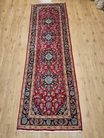 Vintage handgeknoopt perzisch tapijt loper kashan 297x92, Info@SlatsAntiek.nl, Perzisch, 200 cm of meer, Rechthoekig