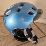 Fietshelm verstelbaar met verlichting blauw maat S 53-58cm, S, Onbekend, Ophalen of Verzenden, Zo goed als nieuw
