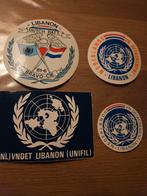 Libanon stickers, Verzamelen, Ophalen of Verzenden, Landmacht, Nederland, Embleem of Badge