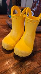 Crocs Laarsjes - Geel - Maat 21., Gebruikt, Crocs, Jongetje of Meisje, Laarsjes