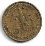 Frans west Afrika 25 Francs 1957, Ophalen of Verzenden, Overige landen