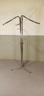 Vintage chromen kapstok, Huis en Inrichting, Woonaccessoires | Kapstokken, Ophalen, Tweedehands, Metaal, Staande kapstok