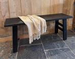 Zwart houten bankje Nieuw, Ophalen, -, -, Nieuw