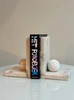 Set vintage marmeren boekensteunen, Ophalen of Verzenden, Zo goed als nieuw