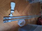 Vintage philips rail en spot, Ophalen, Gebruikt, Metaal of Aluminium, Vintage