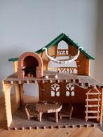 Sylvanian families blokhut/berghut/vakantiehuis compleet, Ophalen of Verzenden, Zo goed als nieuw