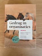 Gedrag in organisaties - Robbins & Judge - Nieuw, Ophalen of Verzenden, Gamma, Nieuw, HBO