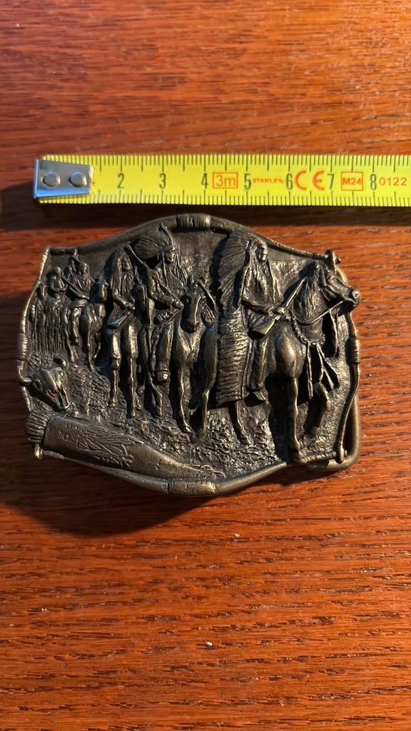 Buckle riemgesp country en westen incl verz, Ophalen of Verzenden, Zo goed als nieuw, Overige kleuren, Minder dan 95 cm