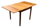 Vintage Eettafel Table Teak Fineer Jaren 60 uitschuifbaar