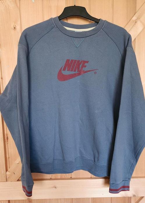 Vintage Nike trui L (gratis verz.), Kleding | Heren, Truien en Vesten, Zo goed als nieuw, Maat 52/54 (L), Grijs, Verzenden