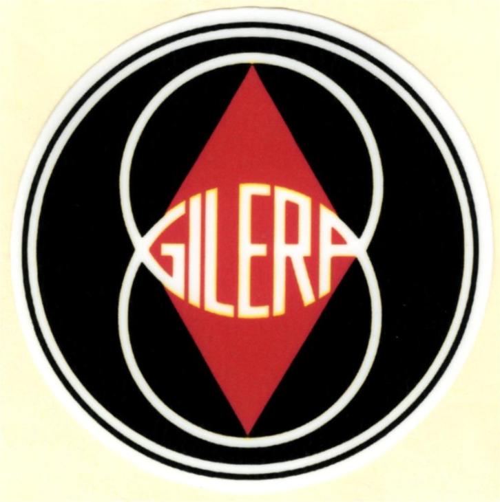 Gilera Motorcycles sticker #12, Motoren, Accessoires | Stickers, Ophalen of Verzenden