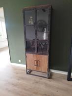 Stalen buffetkast, Huis en Inrichting, Kasten | Buffetkasten, Ophalen, 50 tot 100 cm, Zo goed als nieuw, 150 tot 200 cm