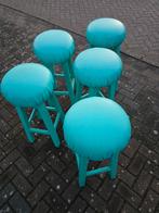 Te koop 10 mooie bar krukken  kleine en grote, Ophalen, Met voetsteun, 60 tot 90 cm, Metaal