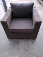 1 stevige loungestoel met dikke kussen, Ophalen, Zo goed als nieuw, Wicker, Loungeset