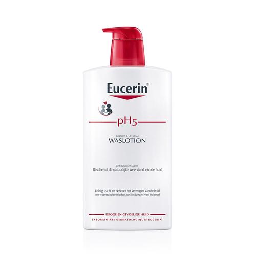 Eucerin pH5 Waslotion 1000 ml, Sieraden, Tassen en Uiterlijk, Uiterlijk | Lichaamsverzorging, Nieuw, Bad & Douche, Verzenden