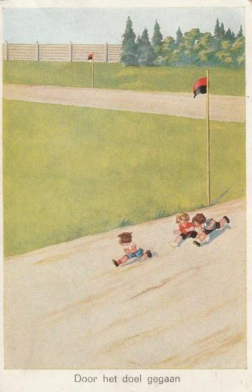 VOETBAL VOETBALLEN UIT 1925 ZEER MOOIE KAART KH666 beschikbaar voor biedingen