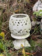 Decoratieve stenen theelichthouder/wierookbrander, Ophalen, Gebruikt