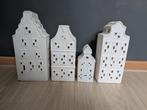 Witte stenen huisjes, Ophalen, Zo goed als nieuw, Overige materialen, Minder dan 25 cm
