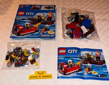 Lego City 60106 reddingsbrandweer op het water beschikbaar voor biedingen