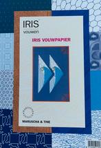 Gedessineerd papier in blauw tinten voor bv. Iris vouwen, Hobby en Vrije tijd, Kaarten | Zelf maken, Ophalen of Verzenden, Nieuw