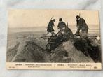 Wo1: ak Nieuwpoort Belgie MG mitrailleursnest, Ophalen of Verzenden, Landmacht, Nederland, Foto of Poster