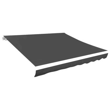 Luifeldoek 500x300 cm canvas antraciet beschikbaar voor biedingen