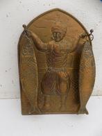 Volendam Urk Spakenburg visser borstelset 2 vissen vintage, Antiek en Kunst, Ophalen of Verzenden