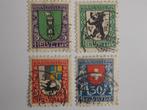 Zwitserland, Complete Serie Postzegels Pro Juventute 1925., Postzegels en Munten, Ophalen of Verzenden, Gestempeld
