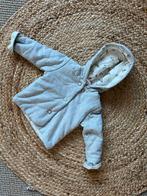 Grijze jas/vest maat 74 met dierenprint voering, Ophalen of Verzenden, Zo goed als nieuw, Hema, Jongetje of Meisje