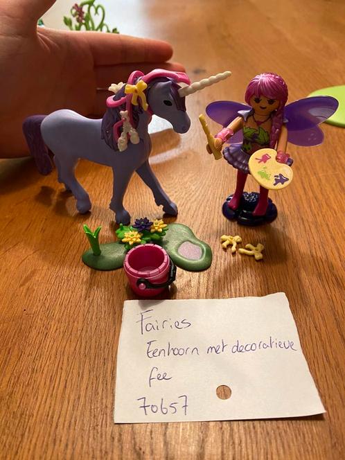 Playmobil Fairies Eenhoorn met decoratieve fee (set 70657)., Kinderen en Baby's, Speelgoed | Playmobil, Zo goed als nieuw, Ophalen of Verzenden