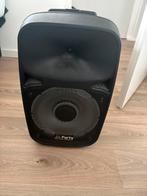 Party speaker inc microfoon, Ophalen of Verzenden, Gebruikt, Complete set