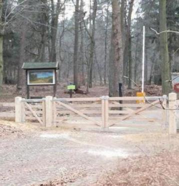 Poort Boerenlandhek afrastering oprit houten tuinpoort beschikbaar voor biedingen