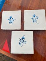 Oude Delftse Tegels  met bloem motieven, Ophalen