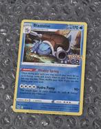 Reverse Rare Blastoise 017/078 Pokemon GO Sword & Shield, Ophalen of Verzenden, Zo goed als nieuw, Losse kaart, Foil