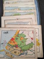 Oude landkaarten behorende bij werkatlas Nederland, Ophalen of Verzenden, Aardrijkskunde