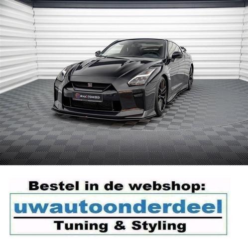 Maxton Design Nissan GTR R35 Face Spoiler Splitter Lip, Auto diversen, Tuning en Styling, Verzenden