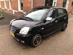 Te koop Kia Picanto 1.0 2006 Zwart NAP trekhaak, Auto's, Voorwielaandrijving, 836 kg, 4 cilinders, 400 kg