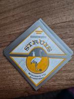 Misdruk bierbrouwerij 't IJ etiket Struis 1987, Ophalen of Verzenden, Gebruikt, Overige merken