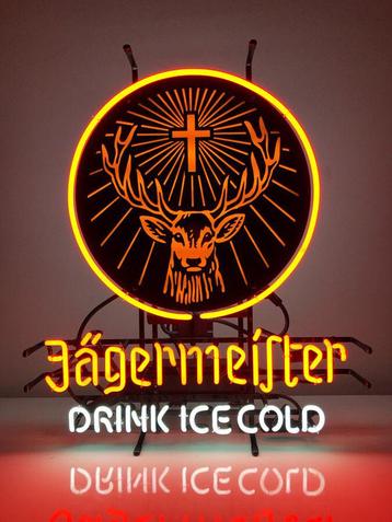 Jägermeister glas neon lamp / lichtreclame beschikbaar voor biedingen