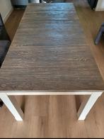 Massief houten eettafel 90x200cm., Huis en Inrichting, Tafels | Eettafels, Ophalen, 200 cm of meer, 50 tot 100 cm, Zo goed als nieuw